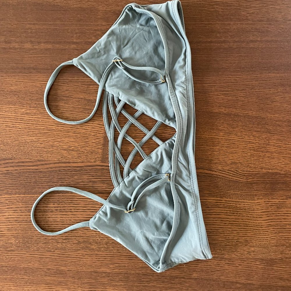 L*Space Sensual Solid Jaime Bikini Top - image 2
